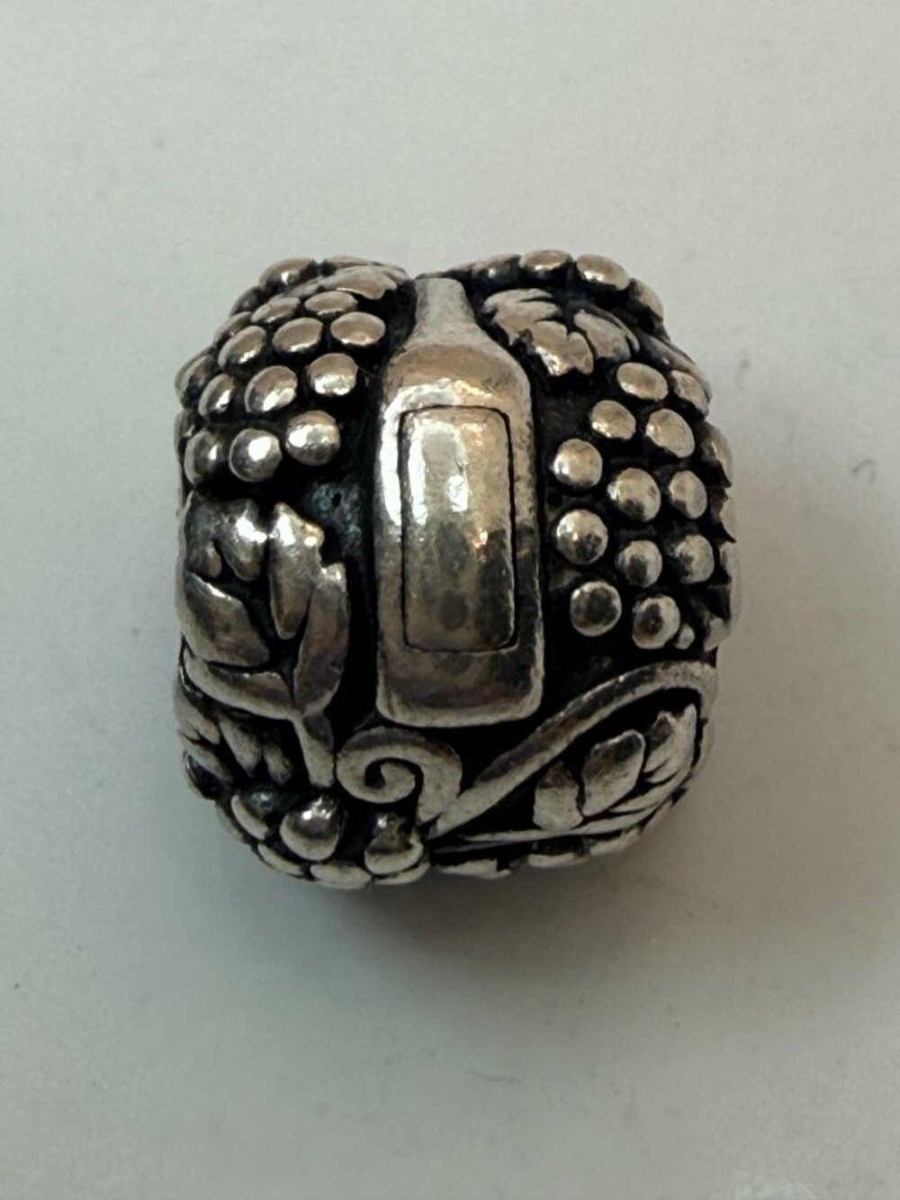 Retired Pandora Vino Wine & Vine Sterling Silver Charm 791222